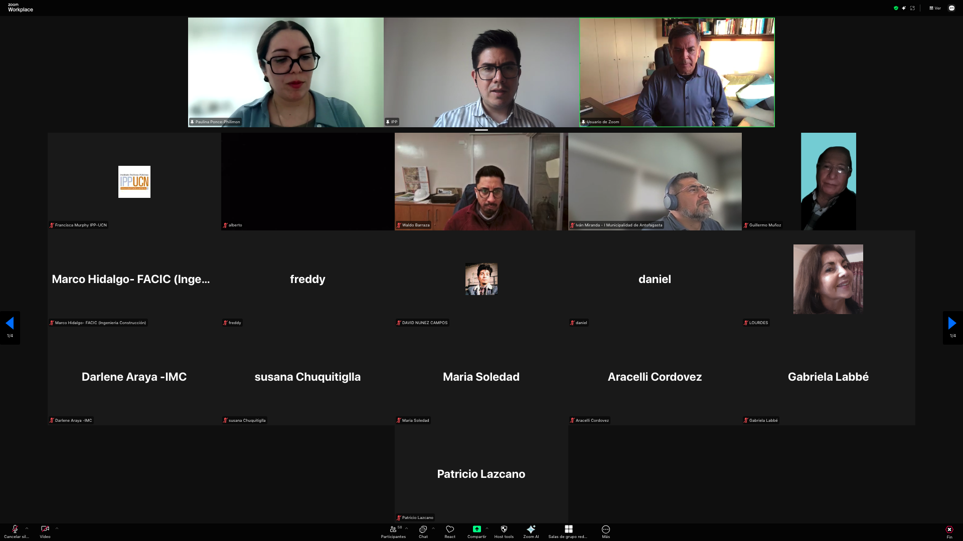 Asistentes durante la jornada de capacitación